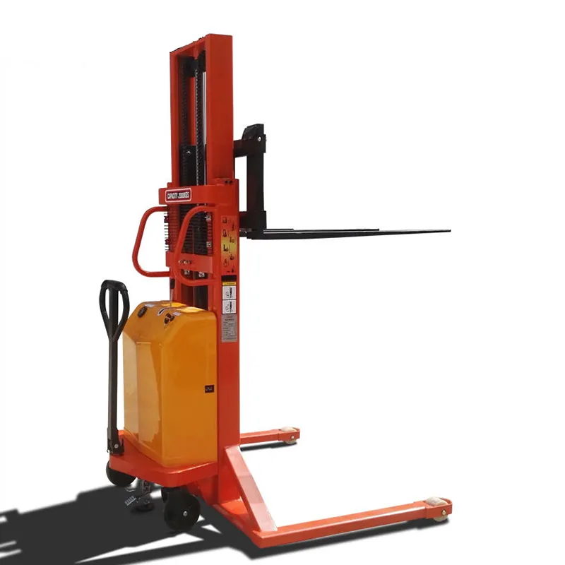 semi electric stacker semi electric stacker