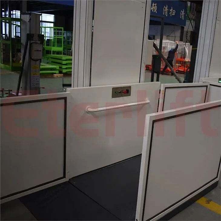 Ascensor vertical de cadira de rodes