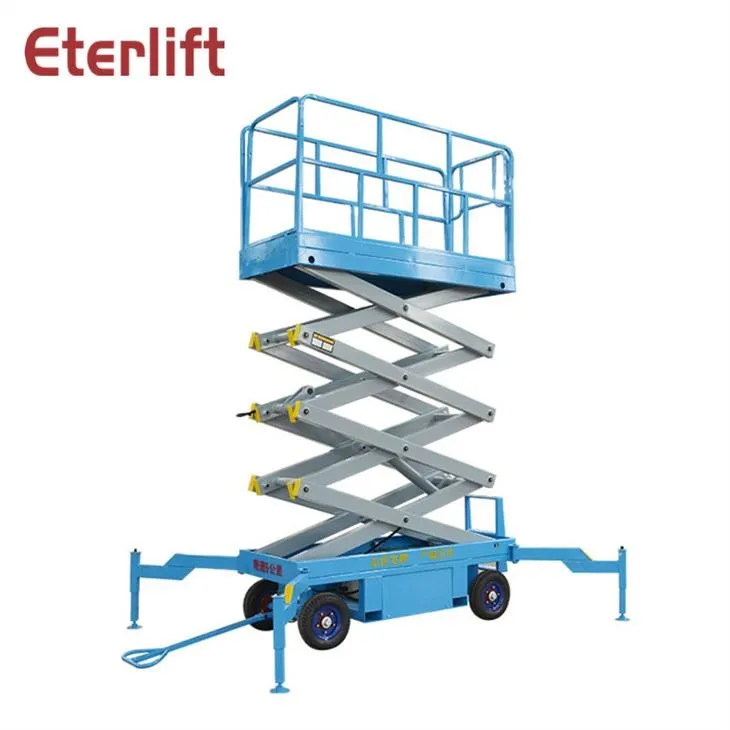 Plataforma elevadora de tisora ​​hidràulica semielèctrica