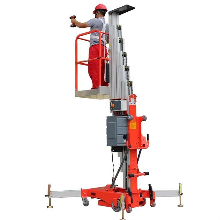 Plataforma de treball aèria d'alumini