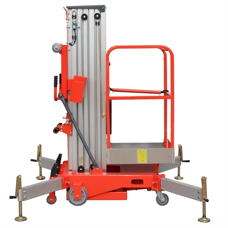 Single Mast Mobile Aluminium Work Platform