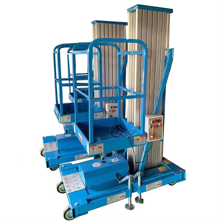 Ascensor de pal vertical d'alumini