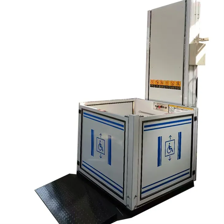 Ascensor comercial de rodes vertical