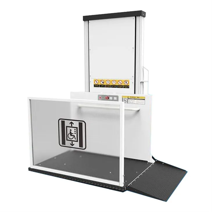 Ascensor-porxo Ascensor de plataforma vertical