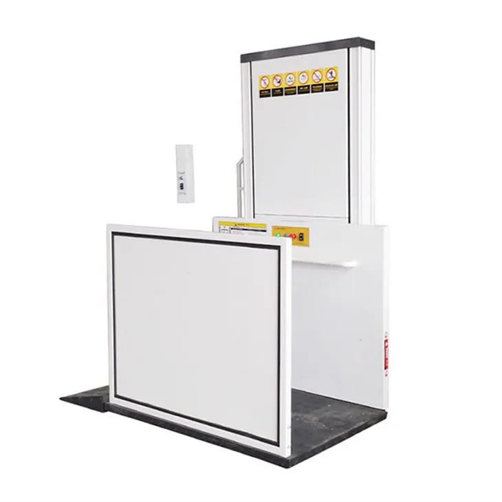 Plataforma elevadora vertical per a cadira de rodes