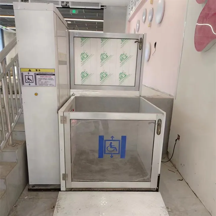 Els ascensors de plataformes verticals per a cadira de rodes