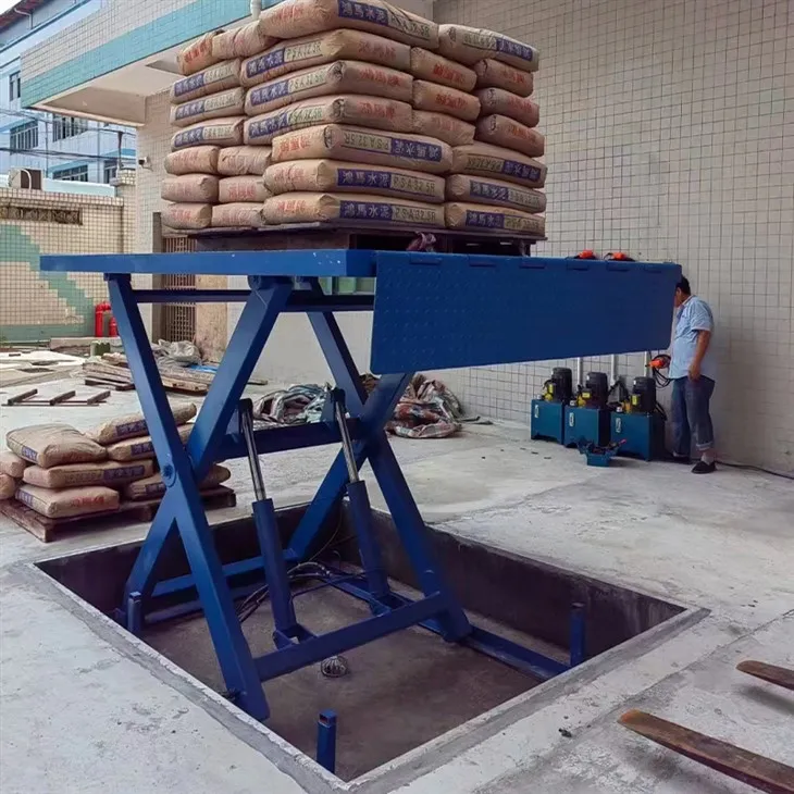 Plataforma elevadora vertical de tisora